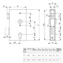 AMF 140P POORTSLOT MET ANTI-PANIEK