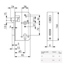 AMF 142SNIG POORTSLOT MET HAAK
