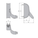 FAPIM OLTRE PANIEKSLUITING: 8023 CENTRALE SLOT MET OMKEERMECHANISCHE - TWEE SLUITPUNTEN