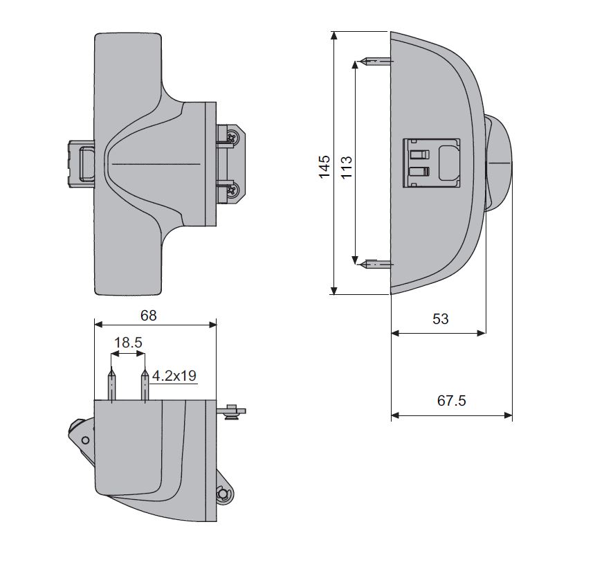 FAPIM OLTRE PANIEKSLUITING: 8216 CENTRAAL SLOT MET AUTOBLOCCAGE - ÉÉN SLUITPUNT