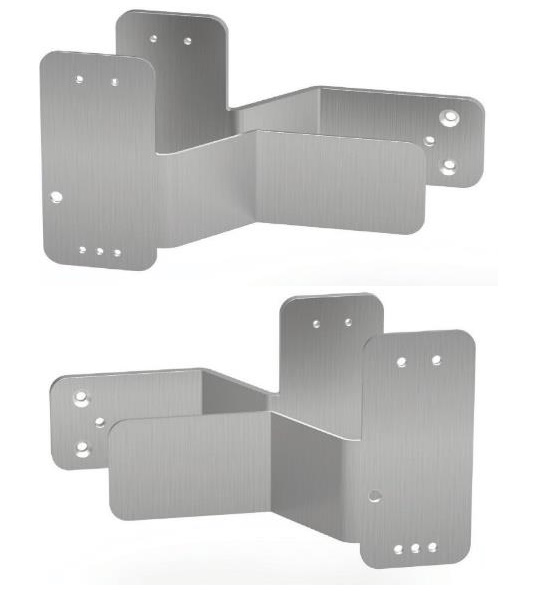 DENI MONTAGEPLAAT VOOR EXIT NOODDEURALARM ONDER EEN PANIEKSTANG