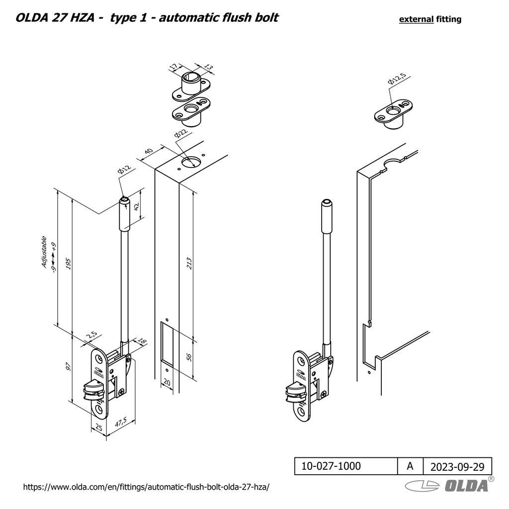 OLDA 27 AUTOMATISCHE KANTSCHUIF