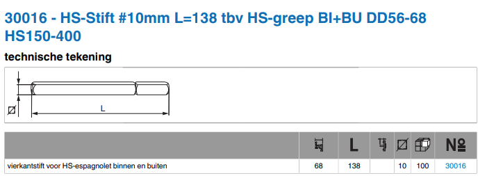MACO ⧄ 10 VOLSTIFT
