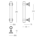 QUINCALUX DEURGREEP MODEL 326