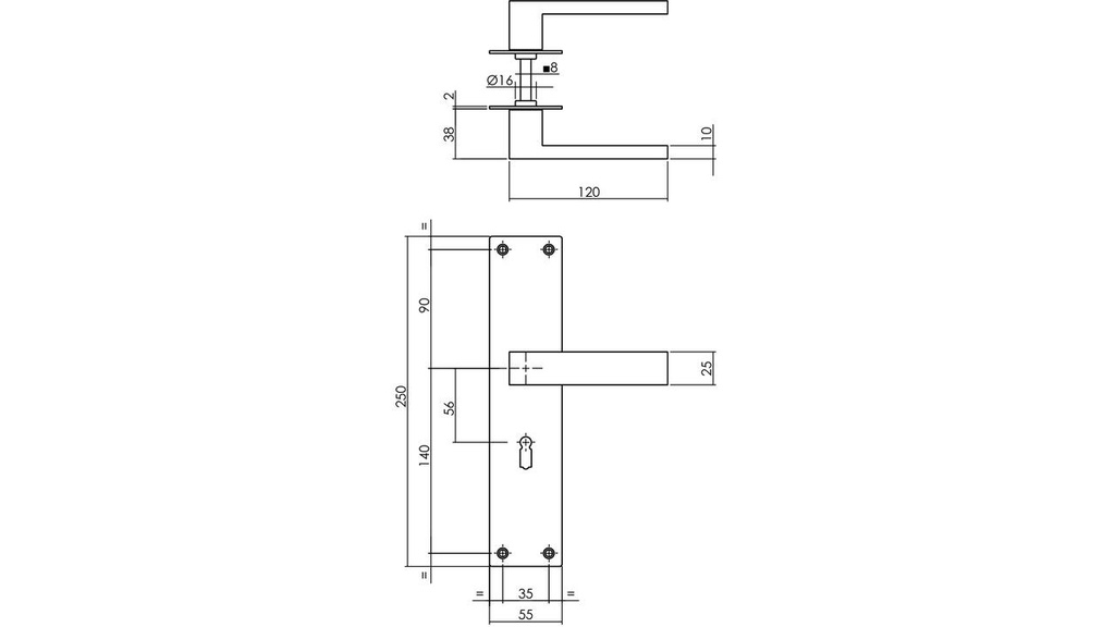 INTERSTEEL AMSTERDAM KRUKKENPAAR OP SCHILD MET SLEUTELGAT