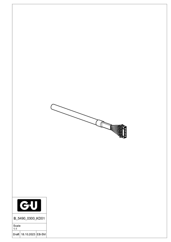 BKS AANSLUITKABEL VOOR MOTORSLOT