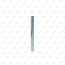 KFV 2325-505 U-SLUITPLAAT VOOR HOUT DEUREN MET EURO-NUT