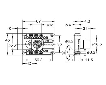 JUNIE 8520 OPBOUW CILINDERSLOT VOOR SYSTEEM FURORE ZONDER CILINDER