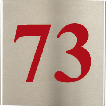 GEPERSONALISEERD NAAMBORD IN RVS