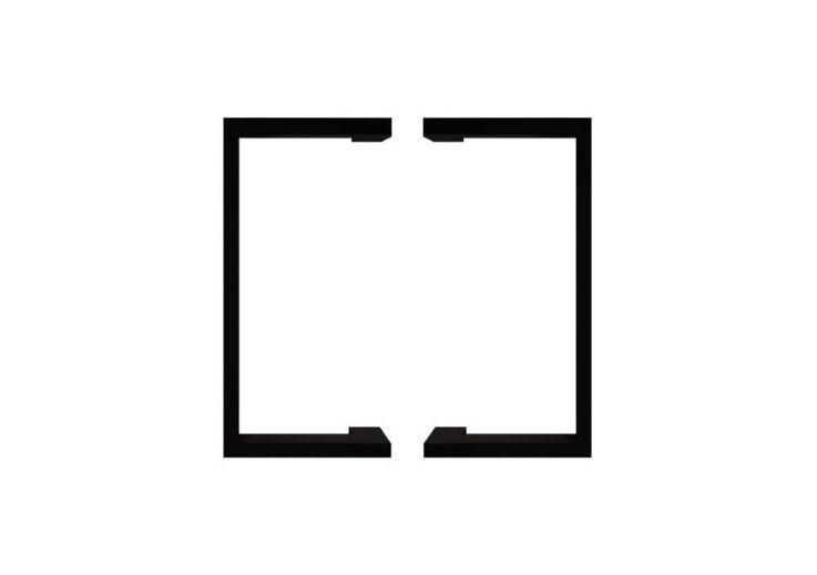 ALUMINIUM DOOR HANDLE MODEL DK 02 ⧄ 20/40 - pair