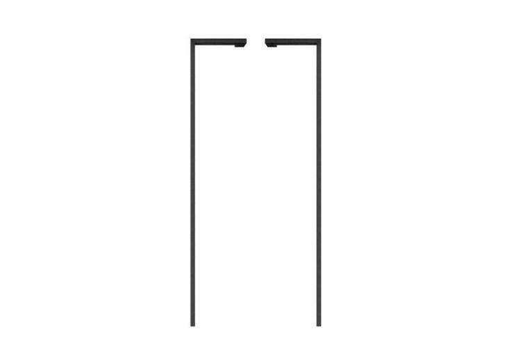 ALUMINIUM DOOR HANDLE MODEL DK 05 ⧄ 20/40 - pair