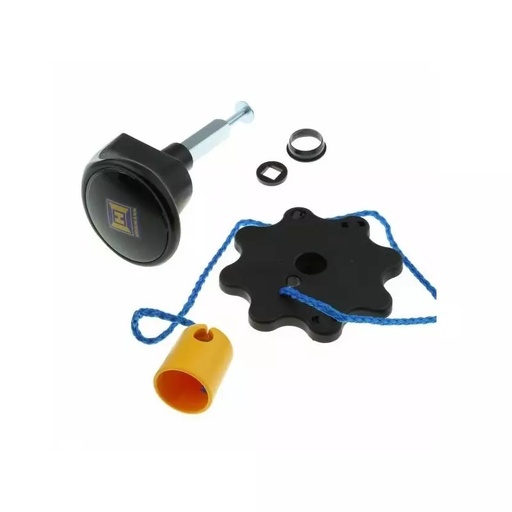 [267719906] HÖRMANN KNOP/KRUK SET VOOR GARAGEDEUR ZWART