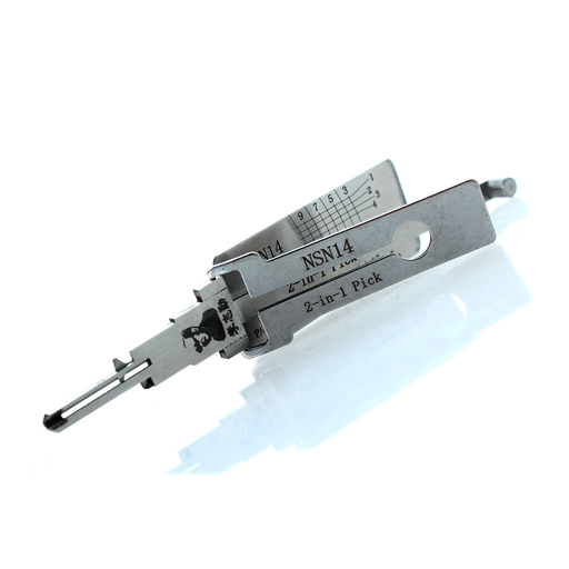 [LS2-1NSN14] LISHI 2-IN-1 PICK EN DECODER VOOR NISSAN, INFINITI, SUBARU, SUZUKI - NSN14